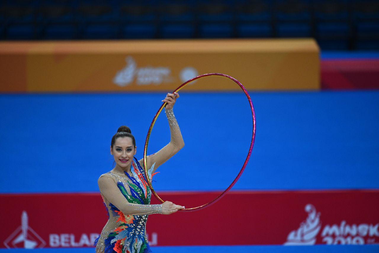 Minsk 2019. Rhythmic gymnast Ekaterina Galkina wins Bronze in Women’s Individual Multiple Competition