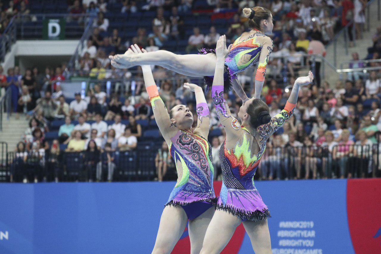 Minsk 2019. Belarusian acrobats win 2 bronze medals!