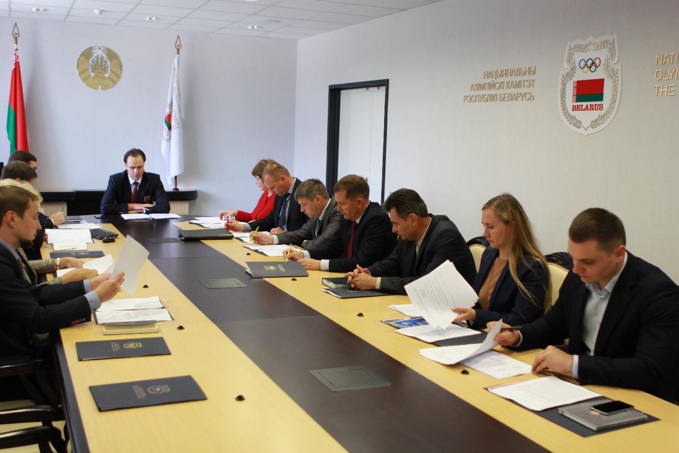 Прошло заседание постоянной комиссии НОК Беларуси по олимпийскому образованию