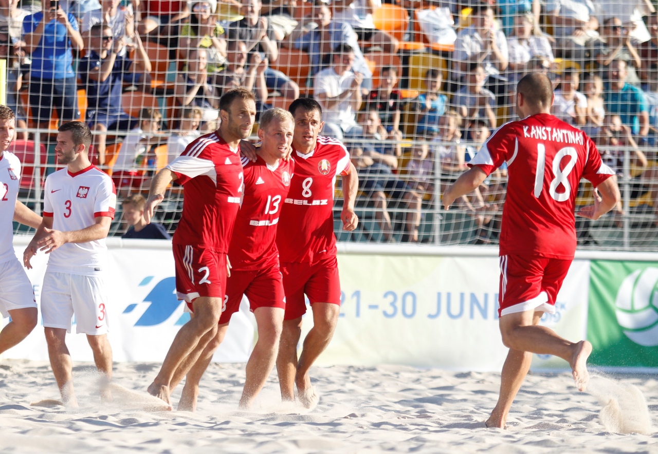 Belarus claim victory at Euro Beach Soccer League Minsk 2019