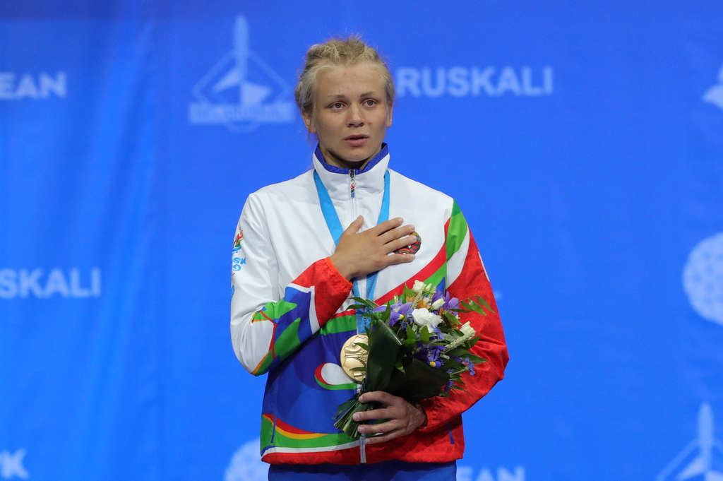 Белоруска Ирина Курочкина завоевала бронзу на ЧМ по борьбе в Нур-Султане и получила олимпийскую путевку