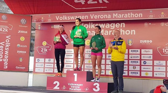 Надежда Скардино заняла второе место в беге на 10 км в Вероне