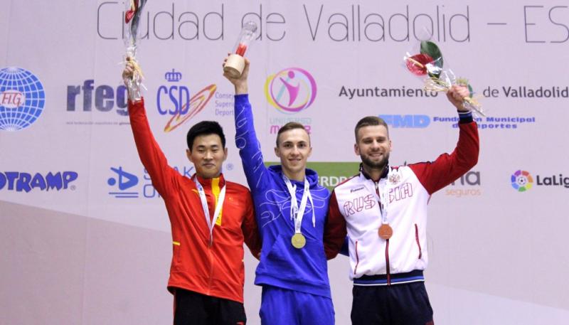 Владислав Гончаров выиграл золото на этапе Кубка мира в Испании