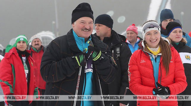 Команда Президента Беларуси победила в эстафете на «Минской лыжне»