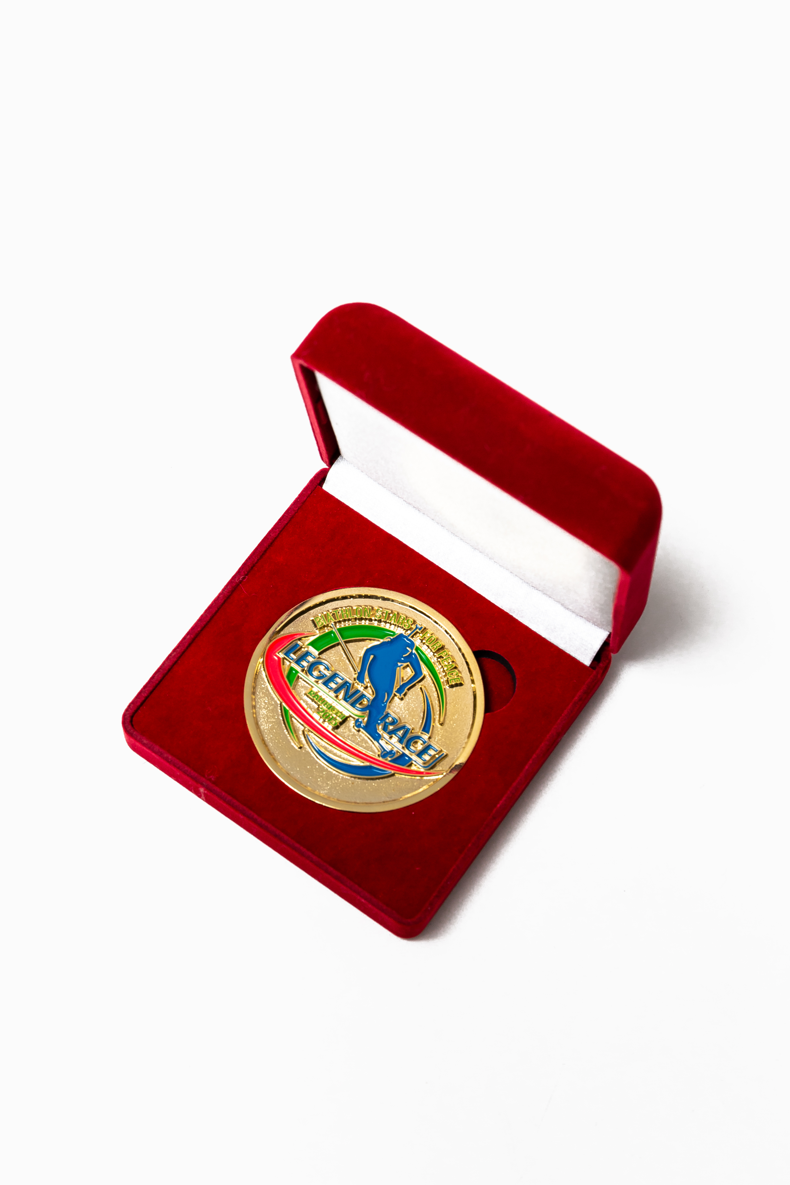 Медаль турніра чатырохразовай алімпійскай чэмпіёнкі Дар'і Домрачэвай "Гонка легенд-2015"