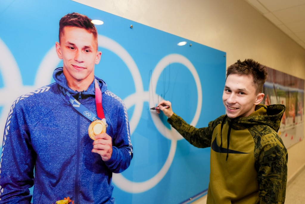 Ivan Litvinovich’s gold medal on display in NOC museum!