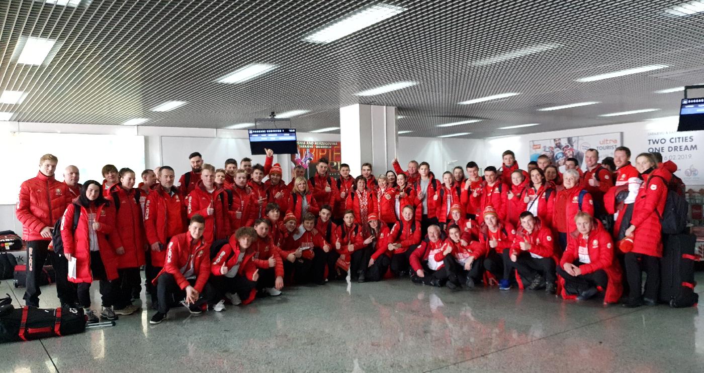 Белорусская сборная прилетела в Сараево