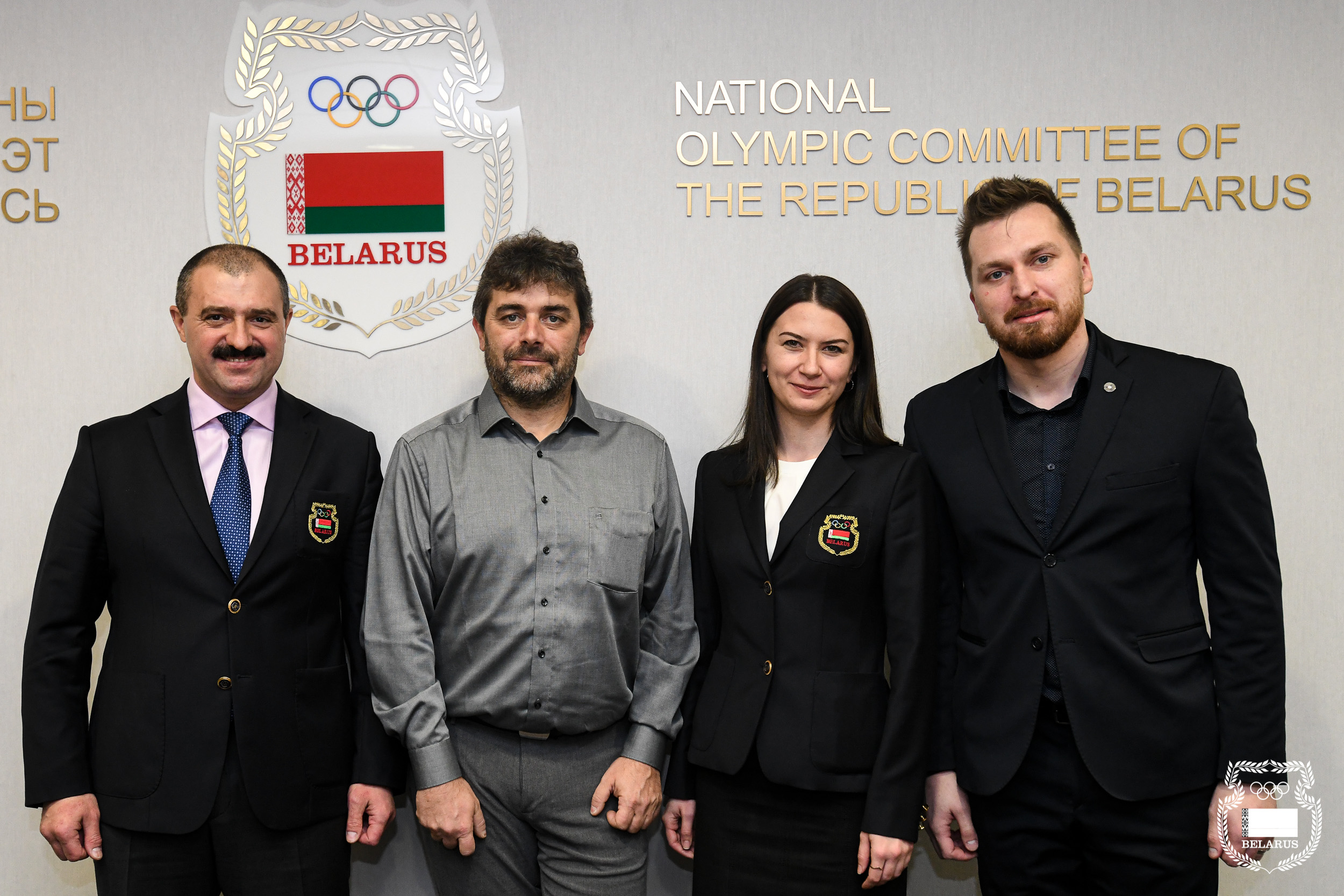 NOC Belarus hosts FIS official Andrea Rinaldi for talks