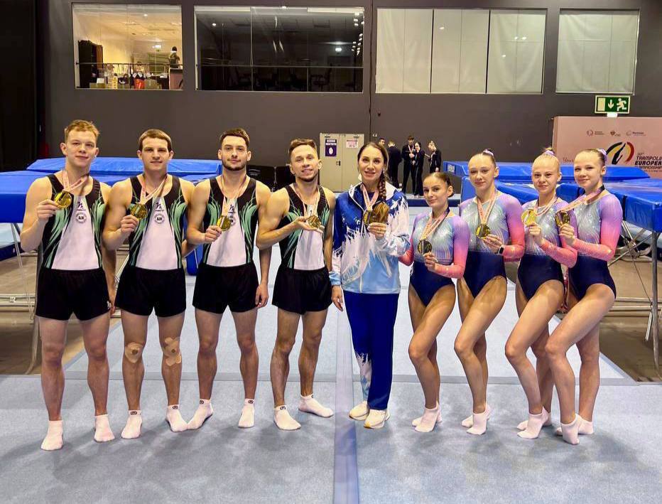 Виктор Лукашенко поздравил национальную команду по прыжкам на батуте с успешным выступлением на чемпионате Европы в Португалии