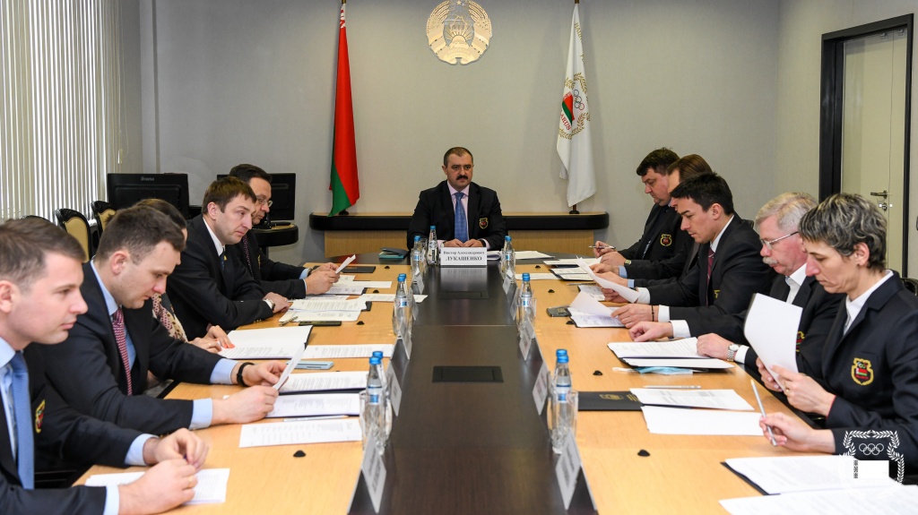 The meeting of the Executive Board of the NOC Belarus on January 22