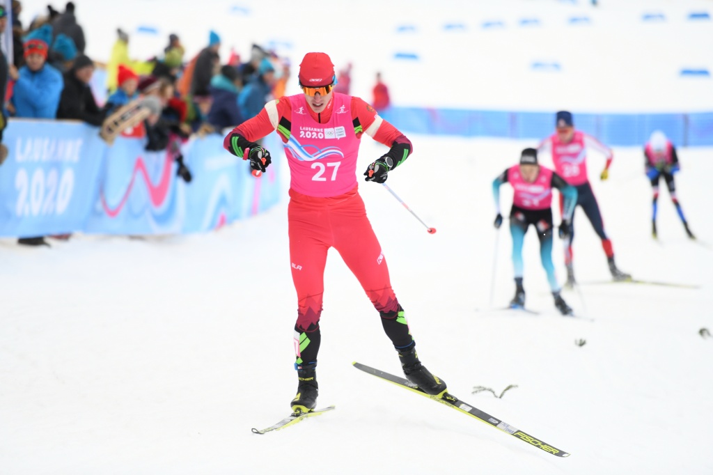 Lausanne 2020. Gleb Shakel competed in the ski-cross semi-final at the III Youth Olympic Games