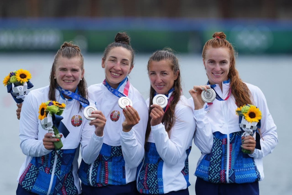 Белоруски завоевали серебряную награду в байдарке-четверке на Играх в Токио 