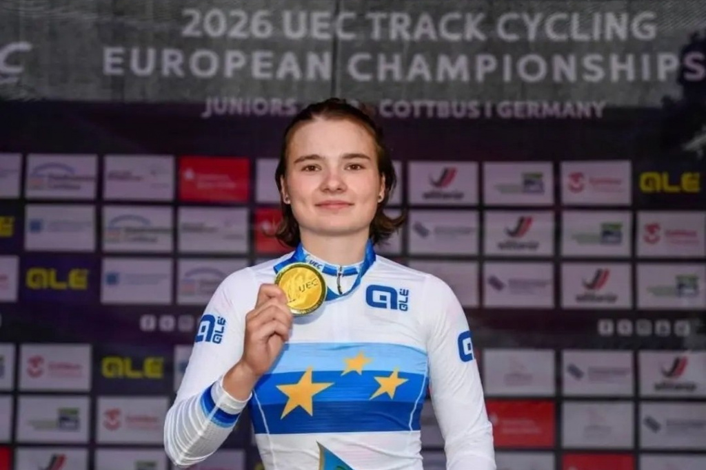 Palina Konrad becomes two-time European U23 track cycling champion