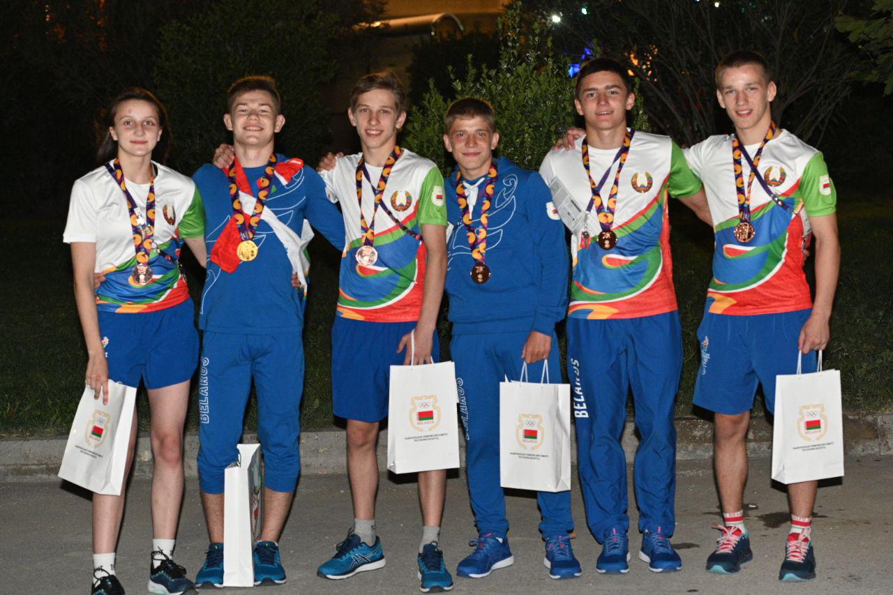 Баку-2019. В Деревне атлетов чествовали медалистов второго соревновательного дня