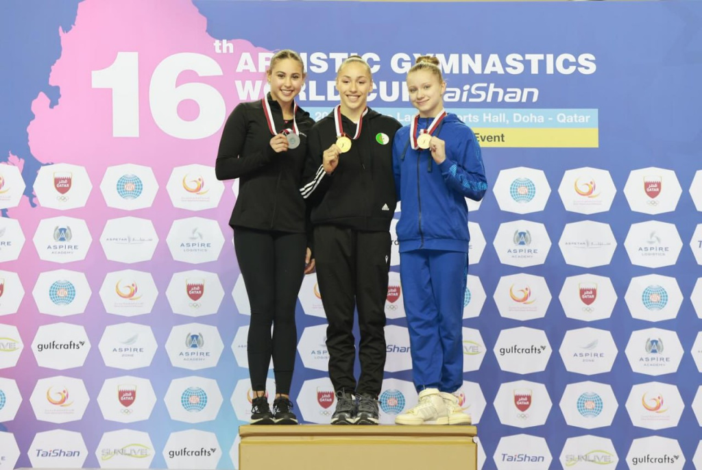 Гимнастка Елена Титовец выиграла "бронзу" на этапе Кубка мира