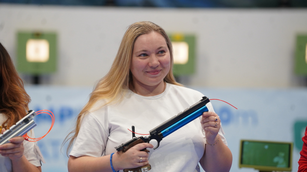 Liubov Yaskevich wins gold at European Shooting Championships in Croatia