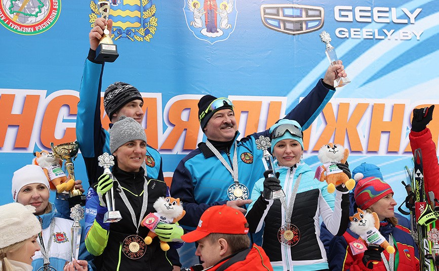 Команда Президента Беларуси Александра Лукашенко победила в «Минской лыжне»