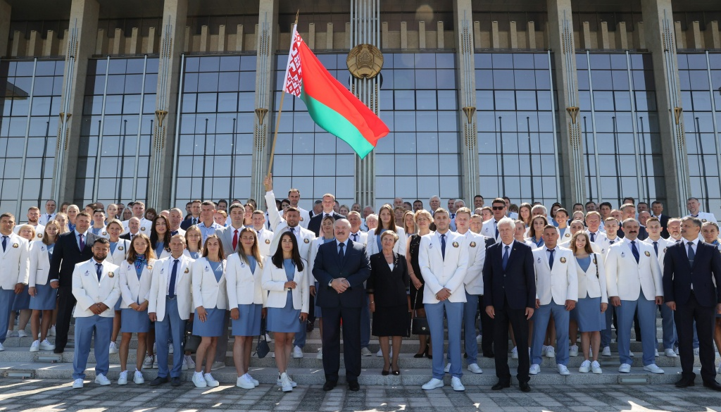 Solemn farewell ceremony for Team Belarus prior to Tokyo Olympic Games 