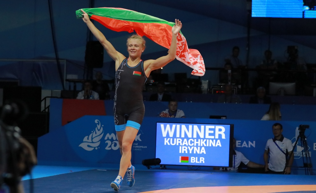 Iryna Kurachkina victorious at European Wrestling Championships in Warsaw