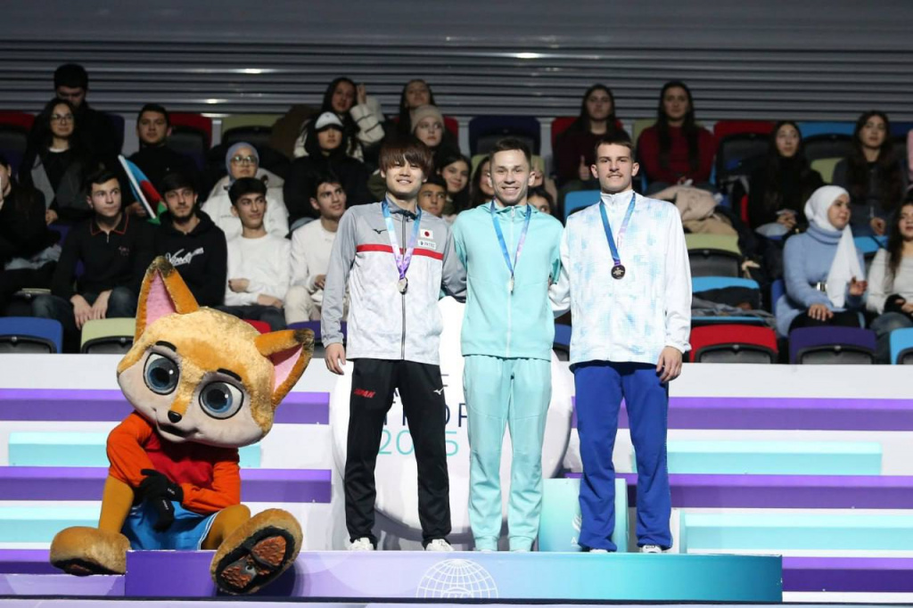 Belarus NOC president congratulates Litvinovich, Bardzilouskaya on victory at 2025 Trampoline Gymnastics World Cup in Baku