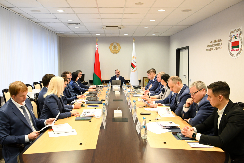 Итоги 2023 года подвели на заседании Исполкома НОК Беларуси