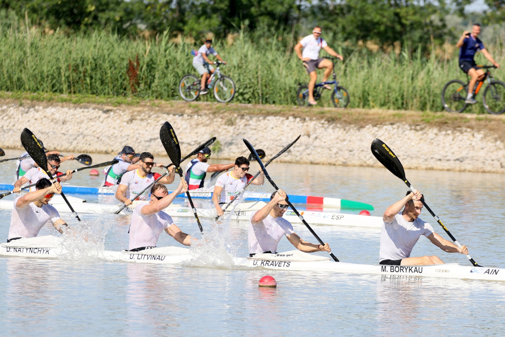 Belarus K4 team win two golds at 2024 ECA Canoe Sprint European Championships