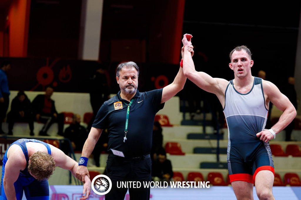 Belarusian wrestler Uladzislau Kazlou clinches U23 European champion title