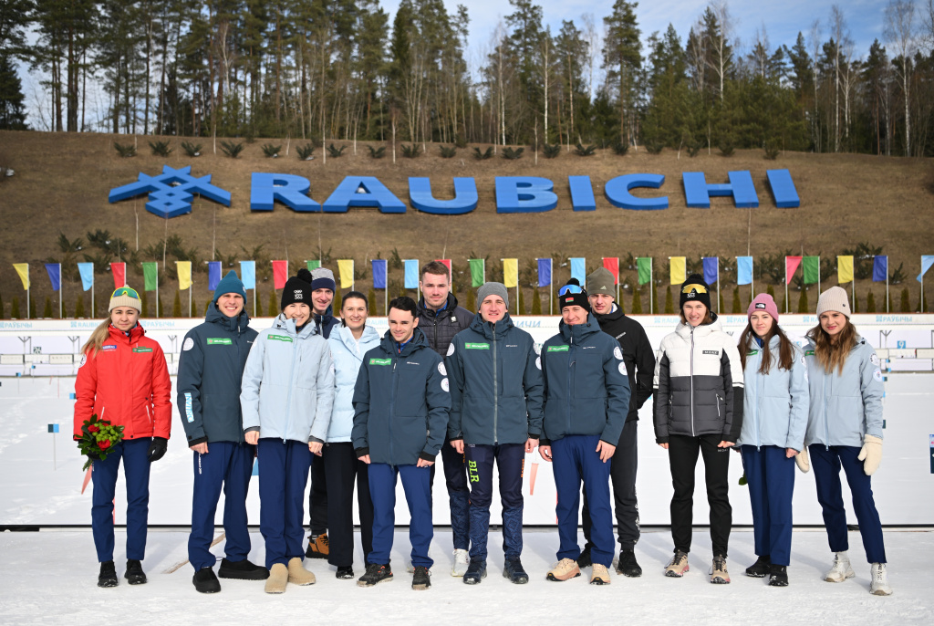 Belarus NOC president congratulates biathletes on successful performance at Best Athletes Cup in Raubichi