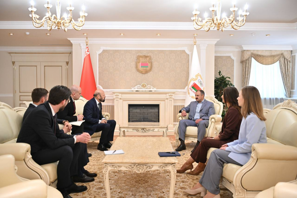 Belarus-Switzerland cooperation in sports discussed at Belarus' NOC