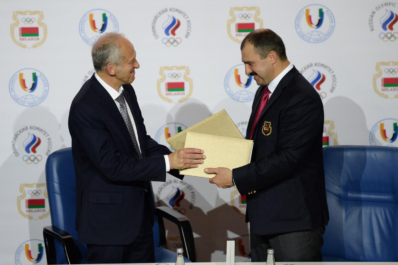 НОК Беларуси и Российский международный олимпийский университет подписали Меморандум о сотрудничестве