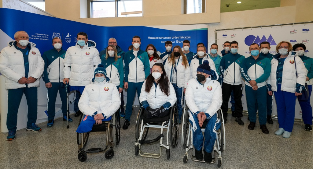 Торжественные проводы белорусских паралимпийцев в Минске