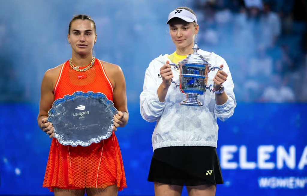 Арина Соболенко уступила в финале US Open по теннису Елене Рыбакиной Арина Соболенко уступила в финале US Open по теннису Елене Рыбакиной