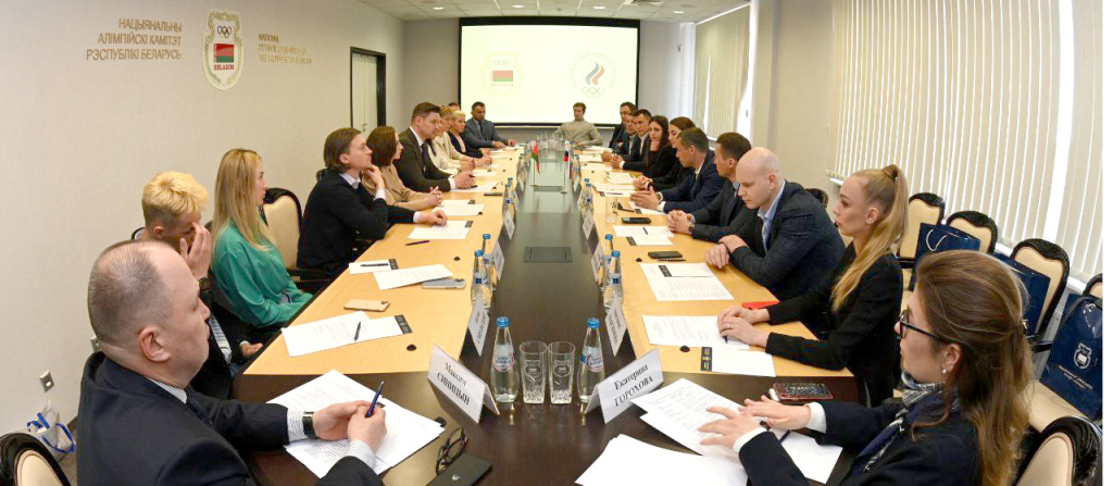 Joint meeting of Athletes Commissions of NOC of Belarus and ROC in Minsk