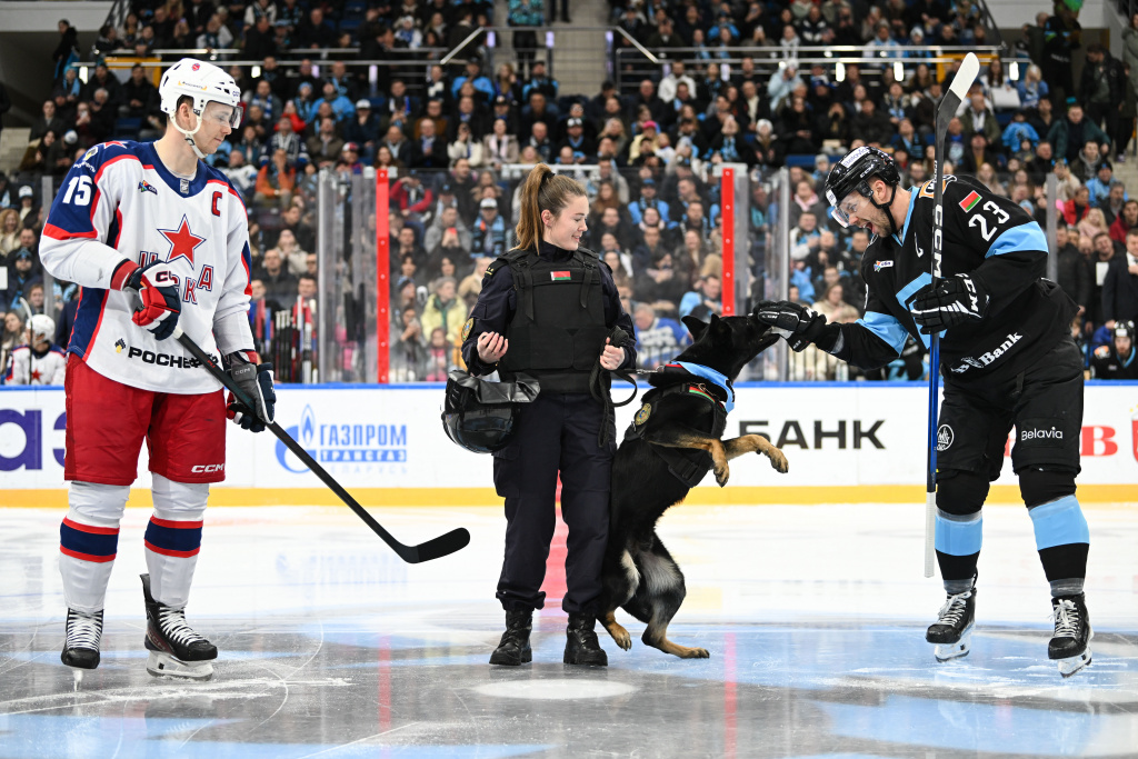 ХК "Динамо-Минск" обыграл московский ЦСКА и 100 шайб в сезоне КХЛ