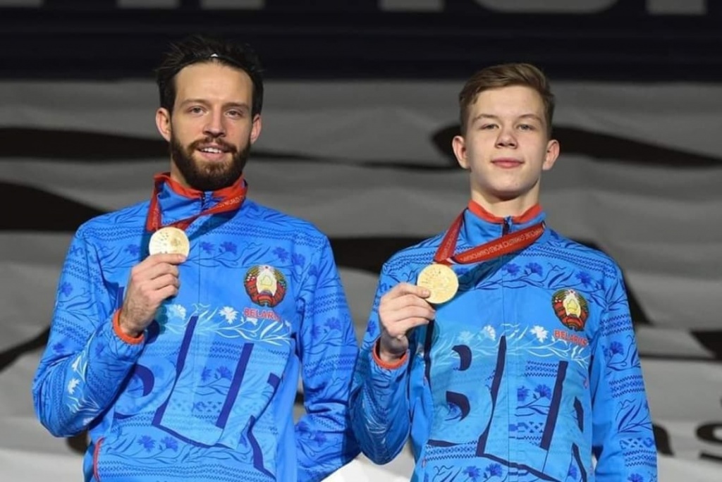 Две золотые и бронзовую награды выиграли батутисты на ЧМ в Баку