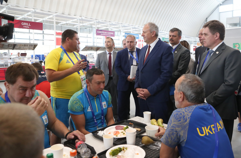 В нашей спортивной делегации было