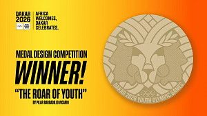 Представлен дизайн медали Юношеских Олимпийских игр в Дакаре 2026 года