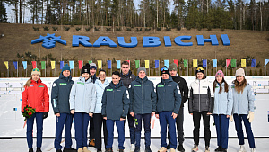 Belarus NOC president congratulates biathletes on successful performance at Best Athletes Cup in Raubichi