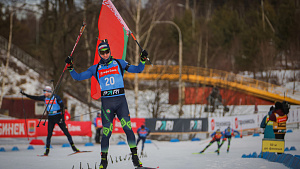 Labastau sensationally wins mass start at Commonwealth Biathlon Cup in Russia