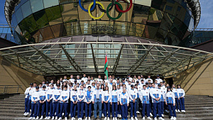 Viktor Lukashenko meets with young Belarusian athletes