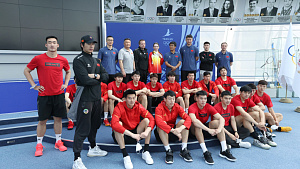 Chinese handball team praise exposition of Belarus' NOC museum