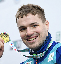 Дмитрий Лазовский выиграл спринт этапа Кубка Содружества в Раубичах
